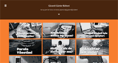 Desktop Screenshot of guvenligunler.com